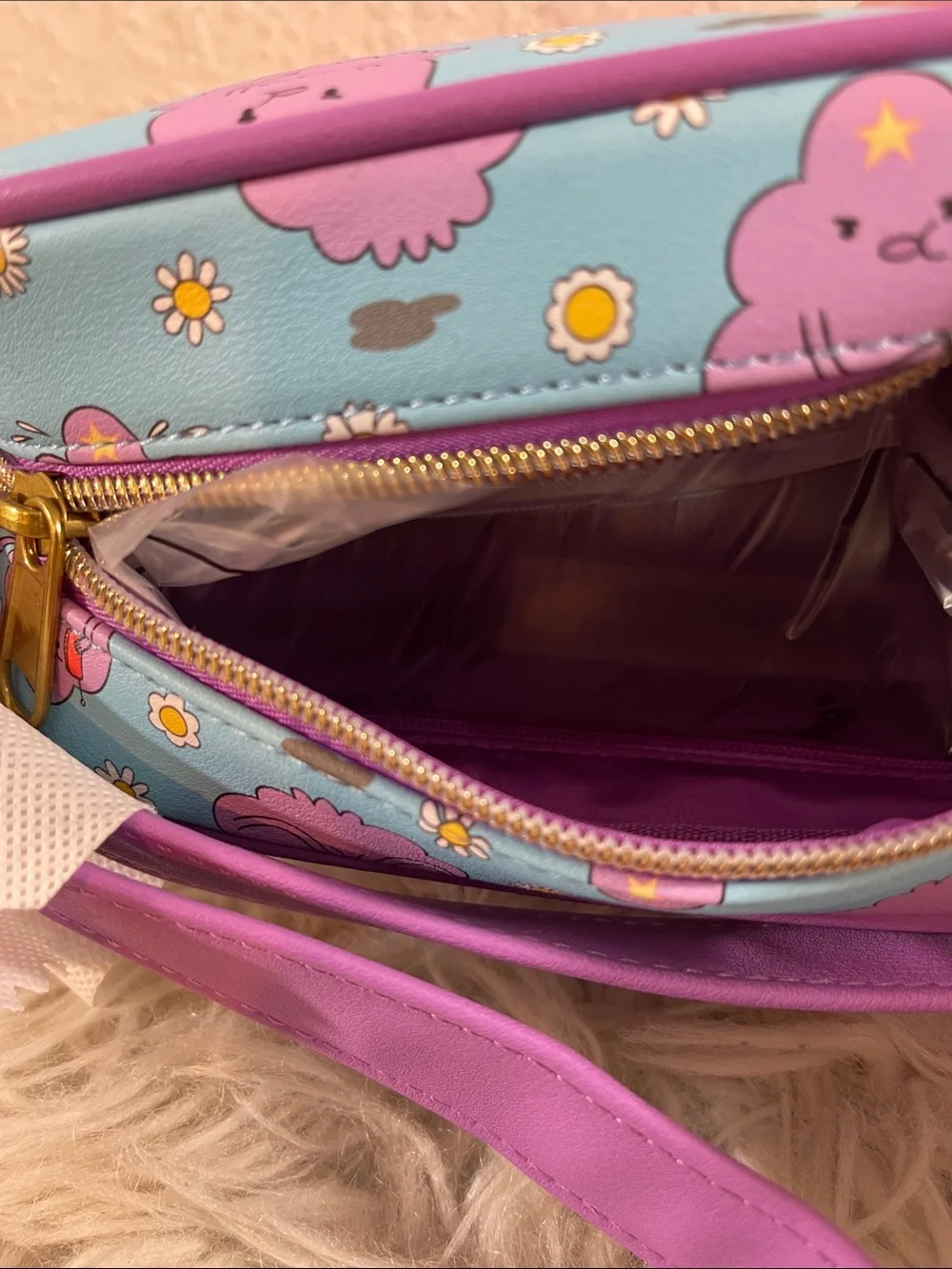 Loungefly Adventure Time Lumpy Space Princess Camera Crossbody Bag NEW